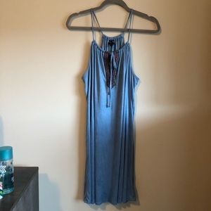 LR Blue tribal dress